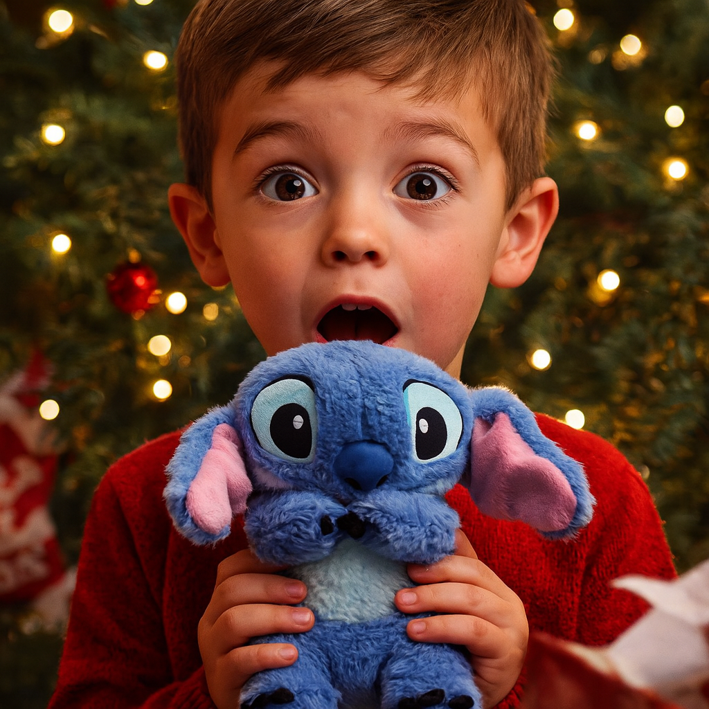 Stitch Peluche Calmante con luz y sonido-El mejor regalo para esta navidad