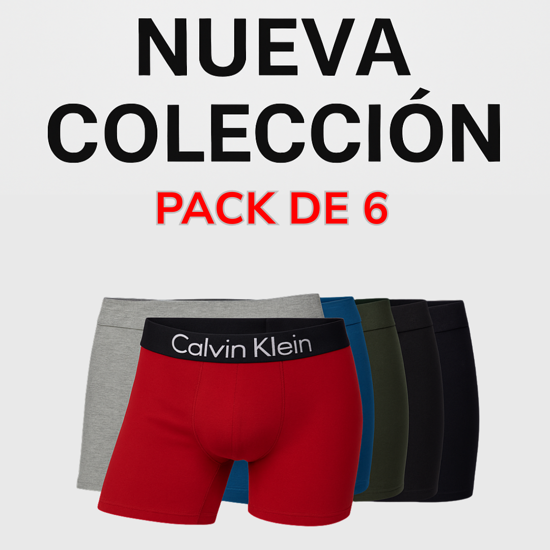 NUEVO PACK DE 6 BOXER PREMIUM CK