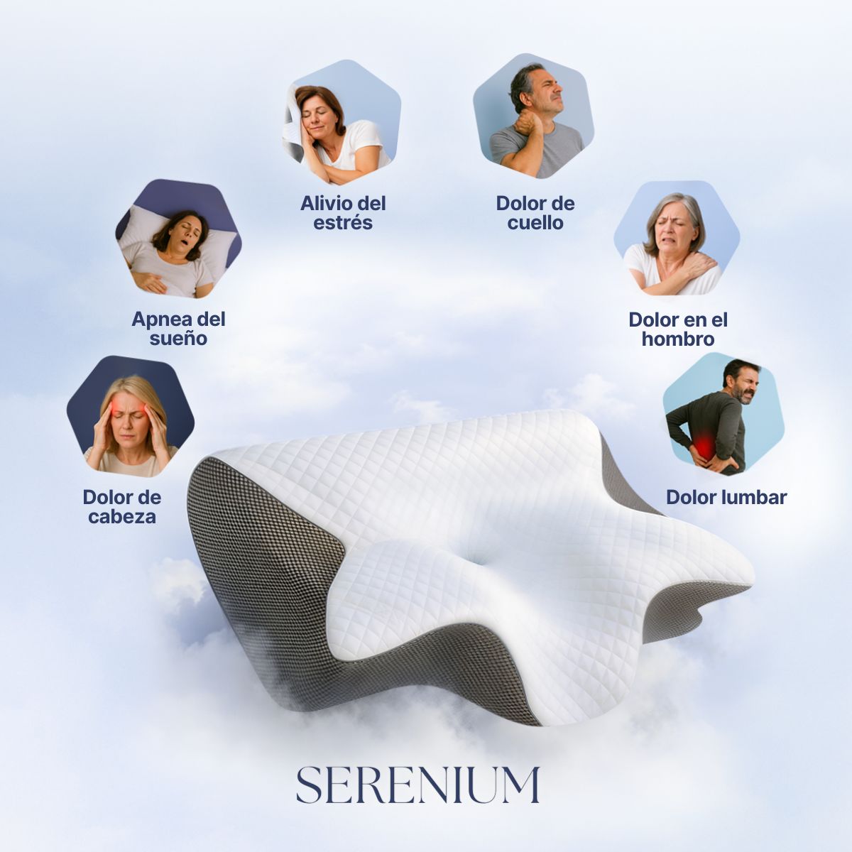 OrthoSleep Serenium Almohada Ergonómica