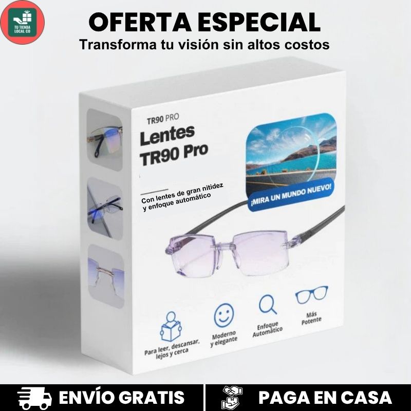 -LENTES INTELIGENTES TR90 TITANIUM PRO MULTIFOCALES-FOTOCROMÁTICOS – PAGUE 1 Y LLEVE 2 !