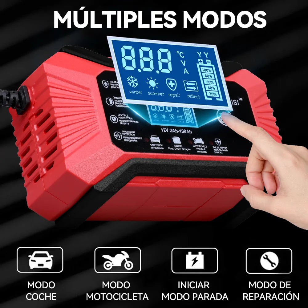 Arrancador Cargador Max Batter multifunción - NUNCA MÁS TE QUEDES VARADO: ARRANCA TU AUTO EN SEGUNDOS