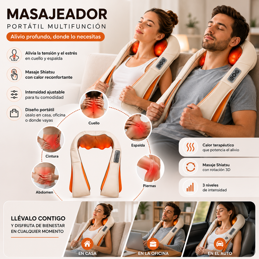 EaseTherapy™ 5D - Masajeador Portátil Pro Max