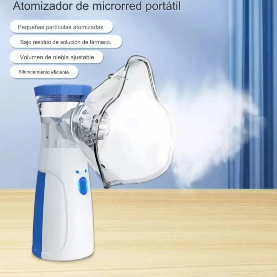 NEBULIZADOR INALAMBRICO MAX PRO PARA ADULTOS Y NIÑOS COMPRA 1 Y LLEVA 2