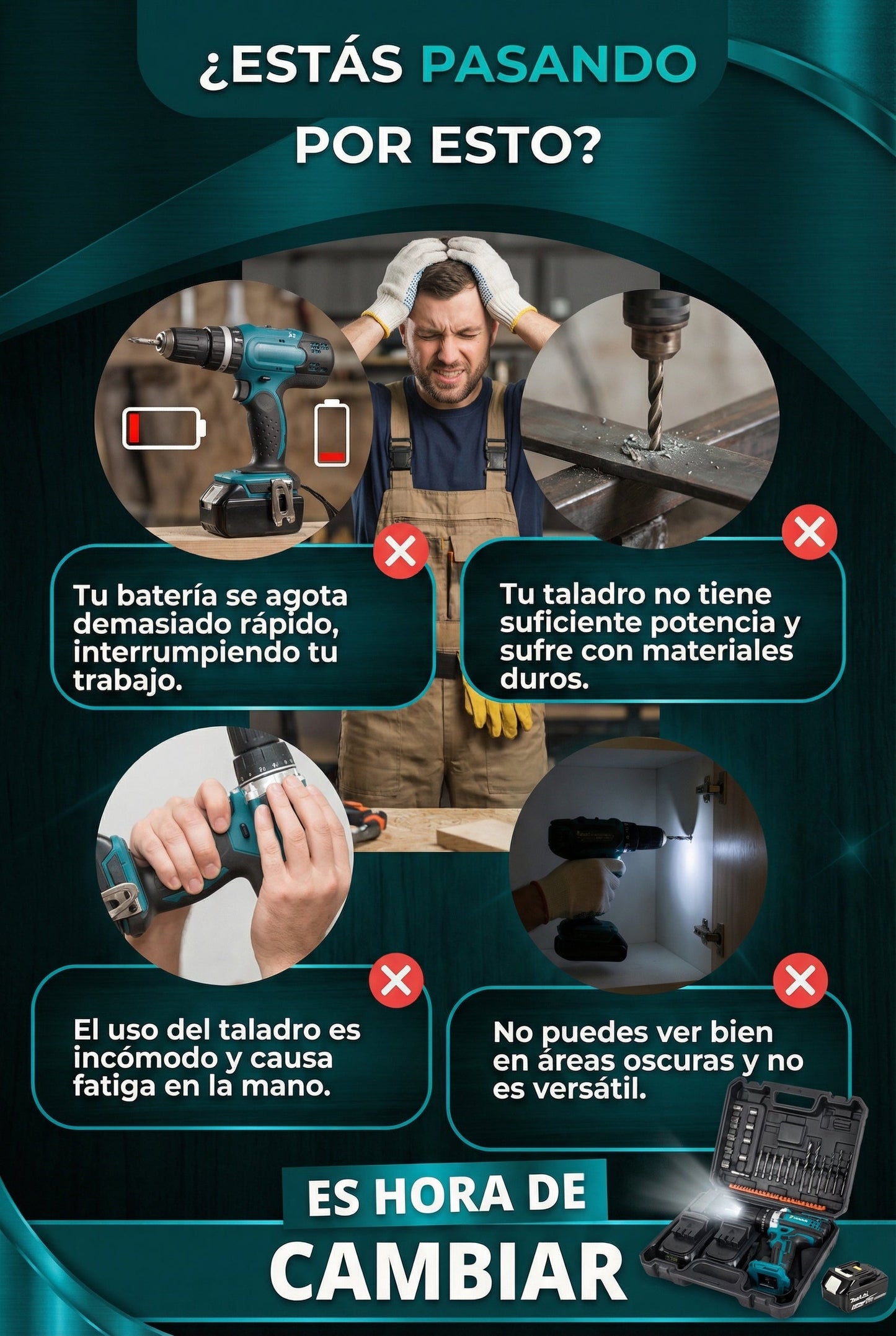 Taladro Portátil Makita Fácil y Potente