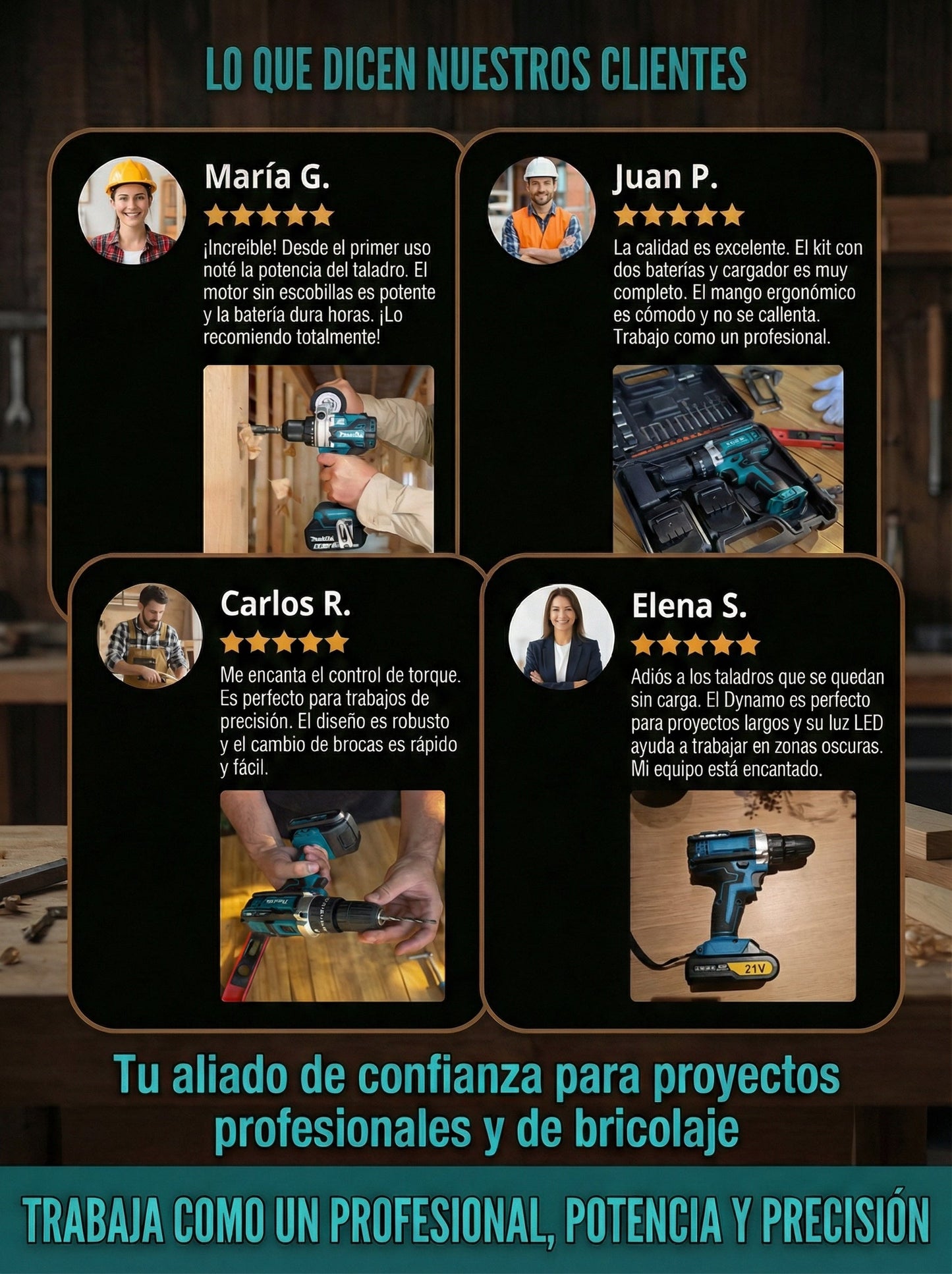 Taladro Portátil Makita Fácil y Potente