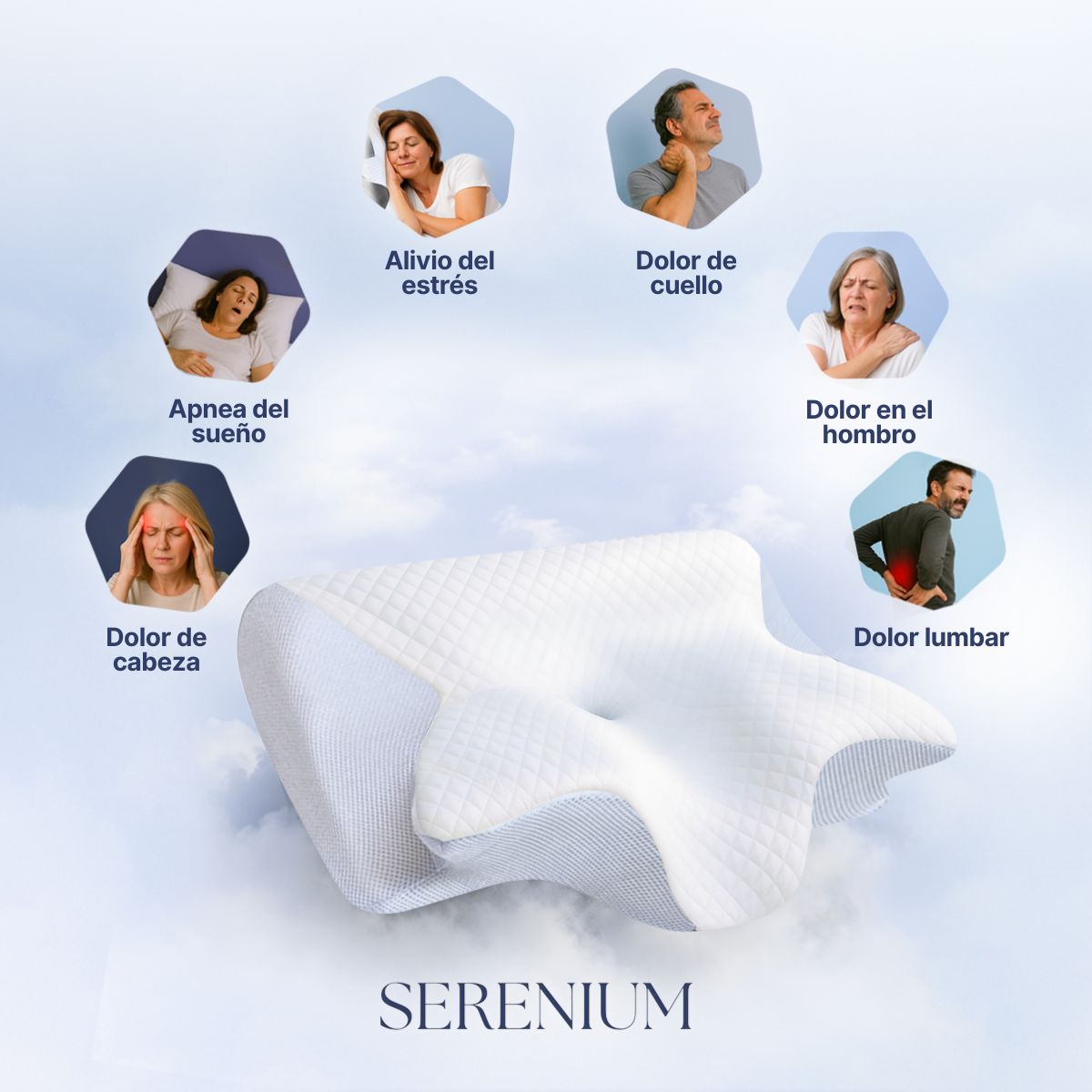 OrthoSleep Serenium Almohada Ergonómica