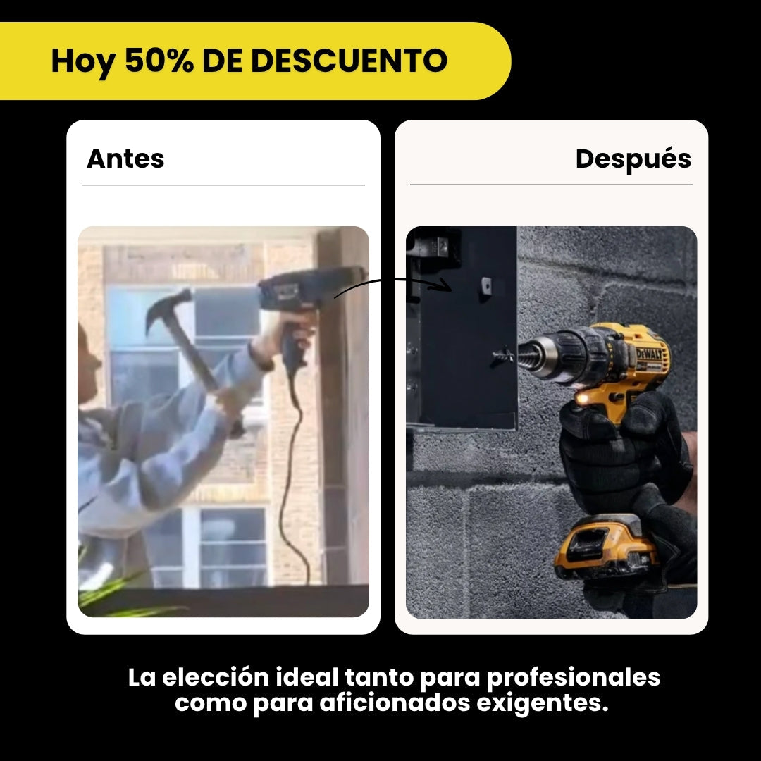 Taladro DeWalt Pro Power + Kit de Herramientas