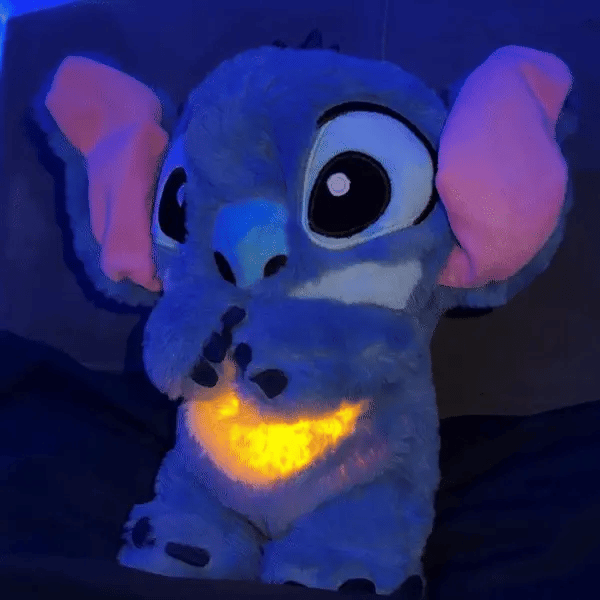 Stitch Peluche Calmante con luz y sonido-El mejor regalo para esta navidad