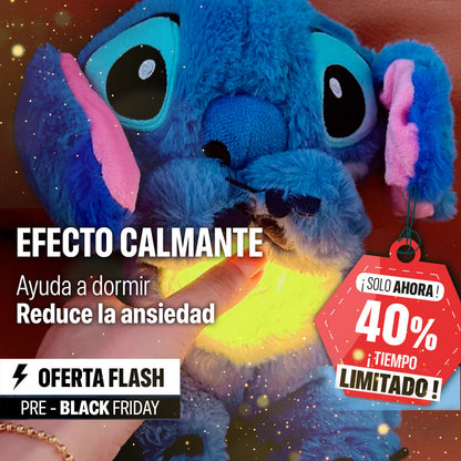 Stitch Peluche Calmante con luz y sonido-El mejor regalo para esta navidad