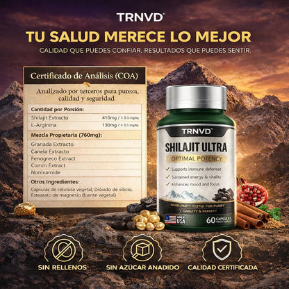 Shilajit Ultra, Energía natural, potencia real