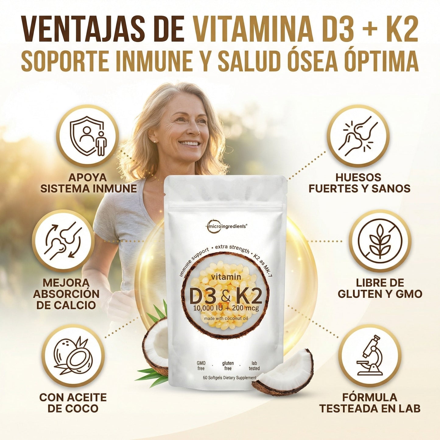 D3-K2 Capsula Blanda