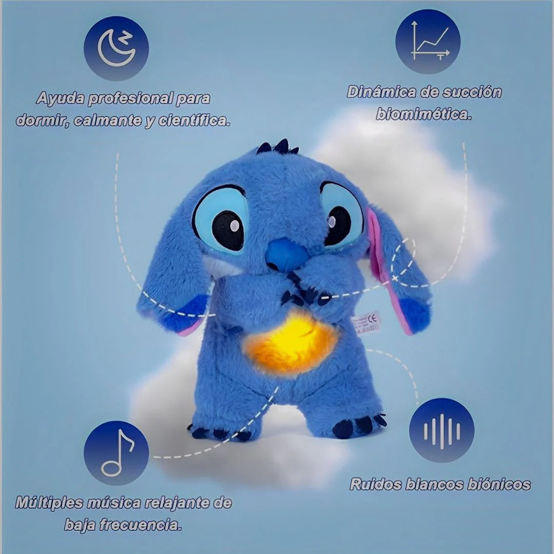 Stitch Peluche Calmante con luz y sonido-El mejor regalo para esta navidad
