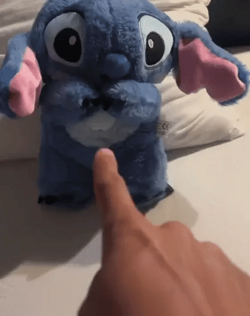 Stitch Peluche Calmante con luz y sonido-El mejor regalo para esta navidad