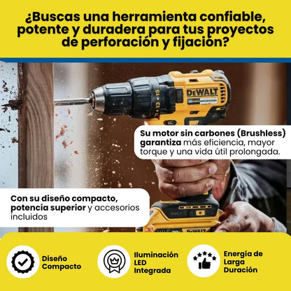 Taladro DeWalt Pro Power + Kit de Herramientas