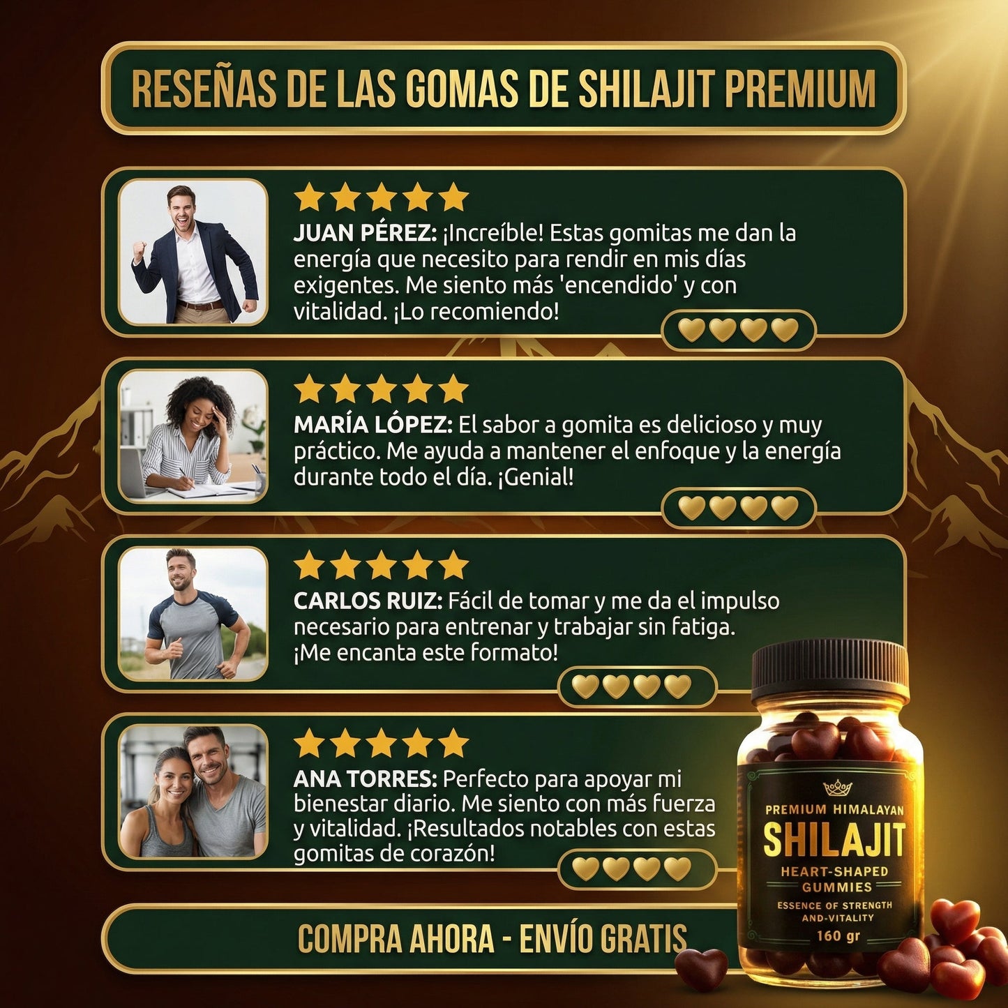 Gomitas de Shilajit Vital