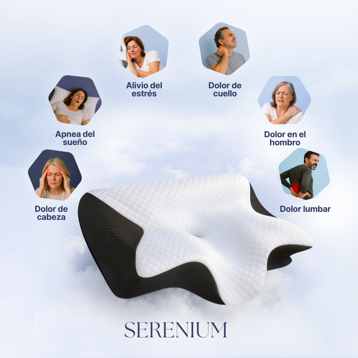 OrthoSleep Serenium Almohada Ergonómica