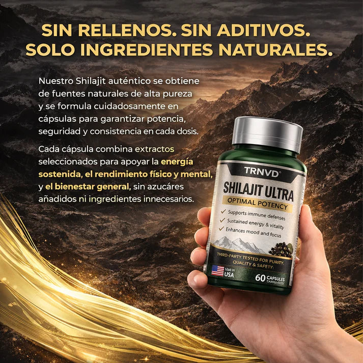 Shilajit Ultra, Energía natural, potencia real