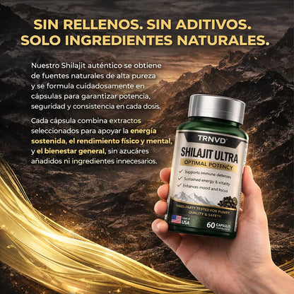 Shilajit Ultra, Energía natural, potencia real